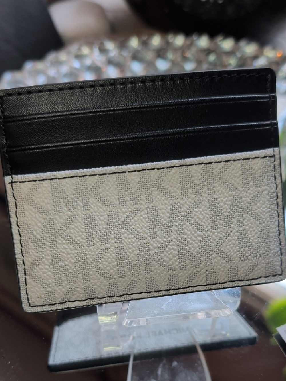 Michael Kors Cooper Signature Logo Tall Card Case NWT - Picture 6 of 6